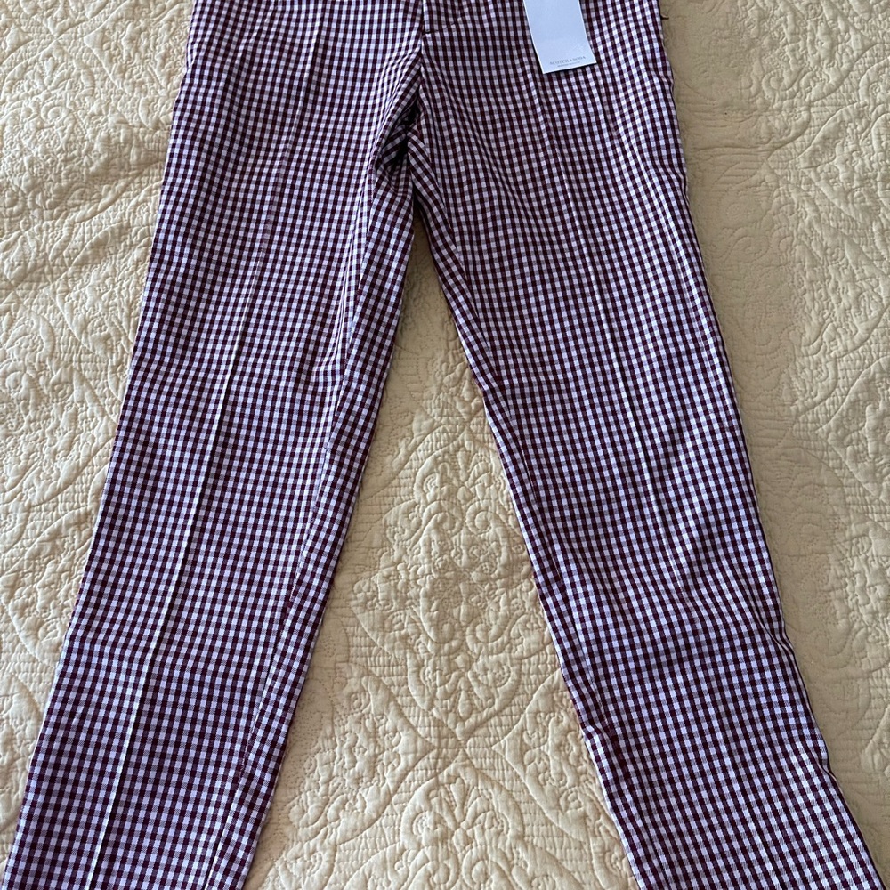 Scotch And Soda Checked Pants Nwt - image 2